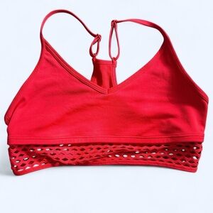 Red Victoria’s Secret PINK Sports Bra